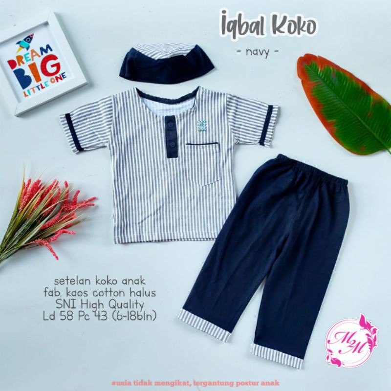 Setelan Koko Anak Iqbal Set