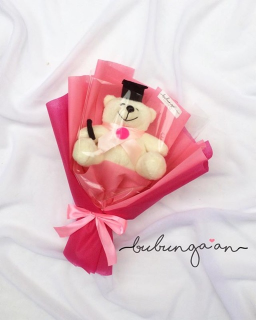 Buket bear bunga  flanel buket bunga  wisuda  Shopee 