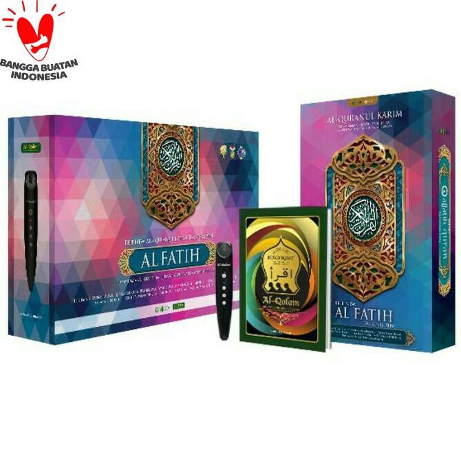 Alfatih Talking Pen, Alquran Al-Fatih, Al-Quran Read Pen + Buku Iqro