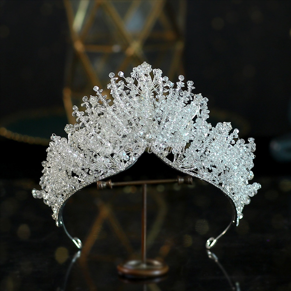 Mahkota Berlian Imitasi Gaya Eropa Dan Amerika Untuk Pengantin