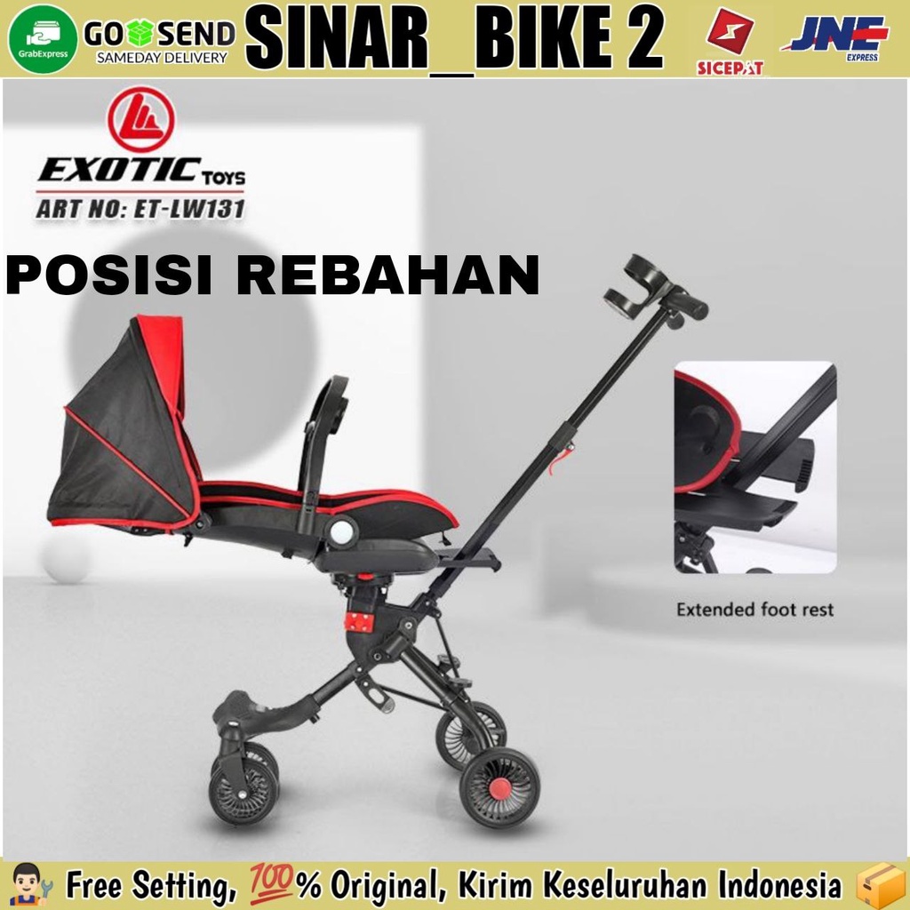 Magic Baby Stroller Exotic ET-131,,171 Kereta Dorong Bayi Kanopi