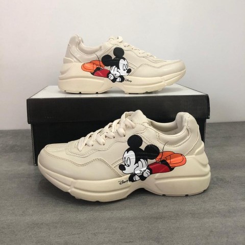 gucci mickey mouse trainers