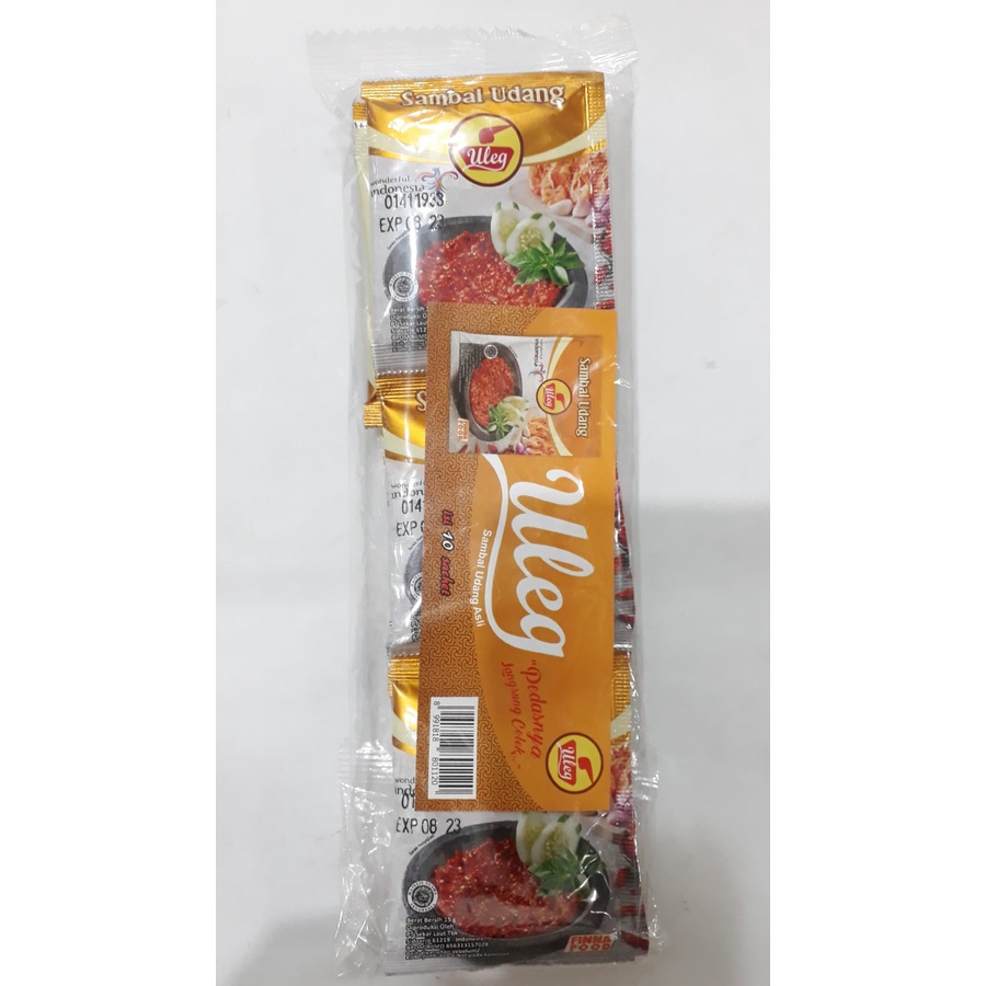 

ULEG SAMBAL UDANG 15GR x 10 SACHET