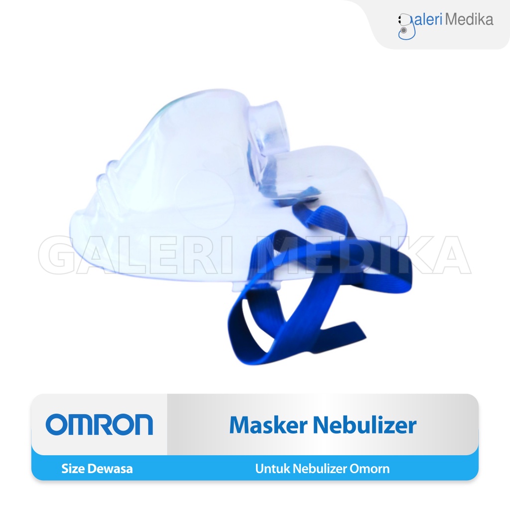 Masker Nebulizer Omron - Masker Dewasa / Masker Anak / Masker Bayi