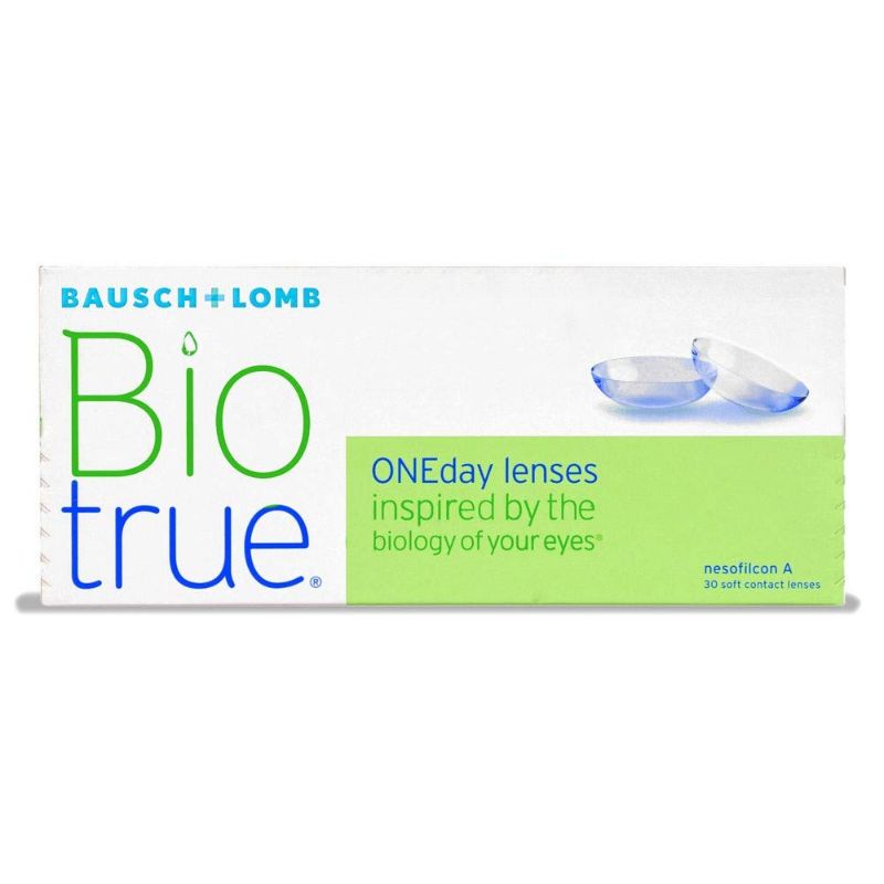 Softlens bening Biotrue one day / soflens biotrue harian by bausch+lomb / soflen bio true 1day by bausch + lomb / soflens harian minus