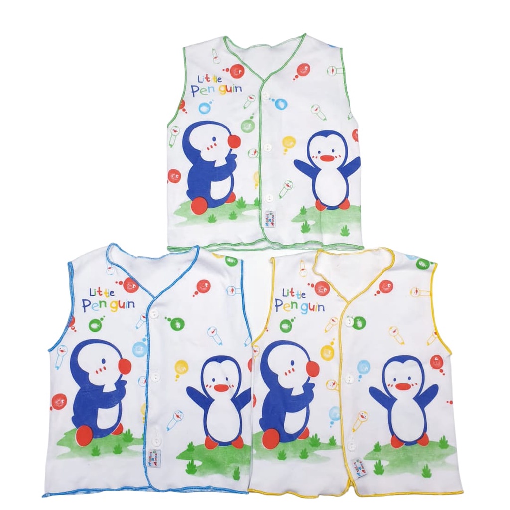 1Psc Baju Buntung Soft Pinguin