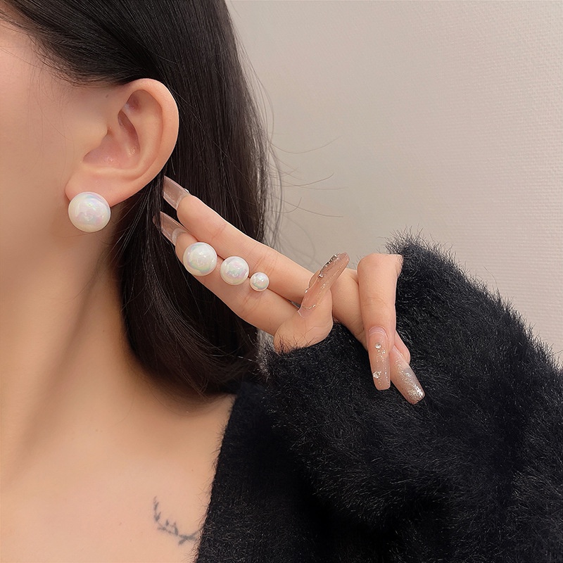 Anting Mutiara Gaya Retro Korea Untuk Aksesoris