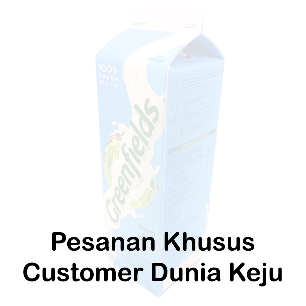 Pesanan Khusus Customer Dunia Keju