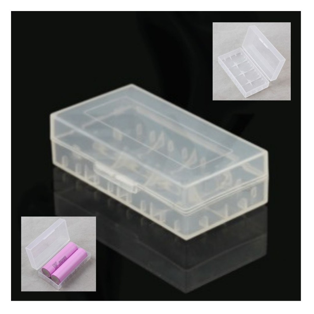 Casing Box Baterai Transparan Untuk 18650 Dan 16340 YCDC 111107