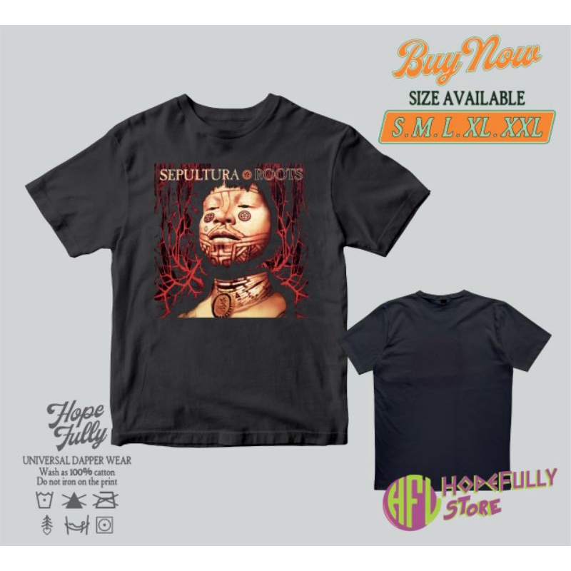 Kaos band Sepultura logo Album Sepultura