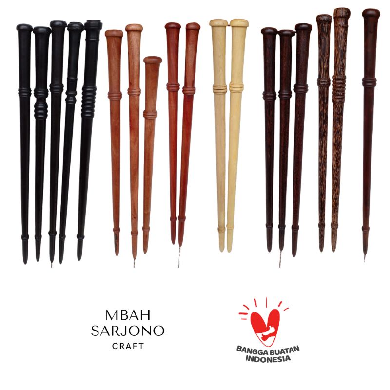 Tongkat Komando Kayu Nusantara/Galih Asem/Galih Kelor Hitam/Galih Stigi/Galih Nagasari/Cendana Lokal