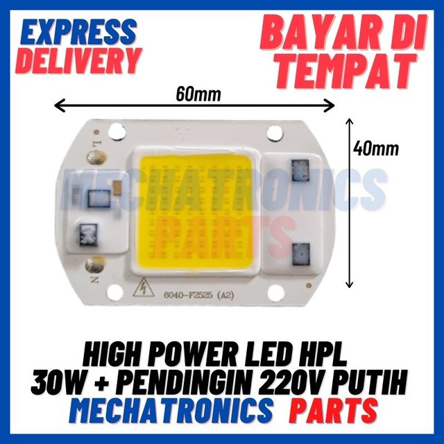 [DSP-9360] HIGH POWER LED HPL 30WATT + PENDINGIN 220V PUTIH