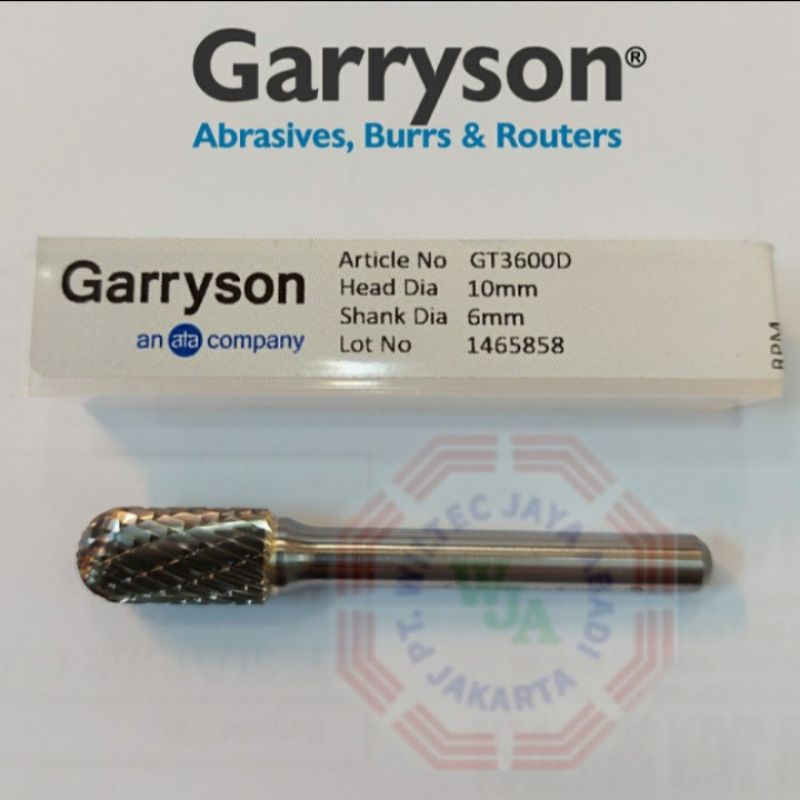 GARRYSON - Carbide Burrs Rotary Tungsten GT3600D (England)