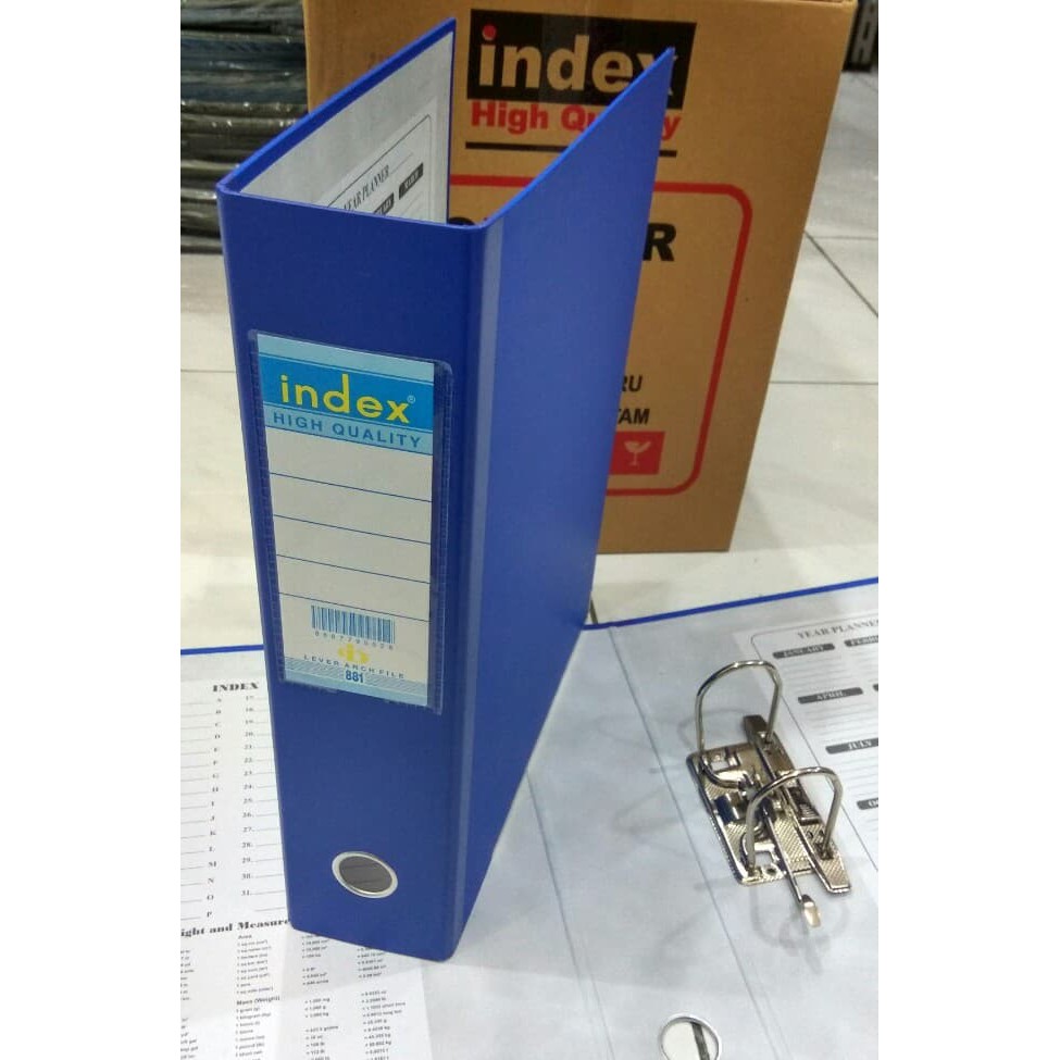 

Binder Loose Leaf - Binder Polos - Binder Plastik Ordner Folio Index Biru 881 Produk Terbaik