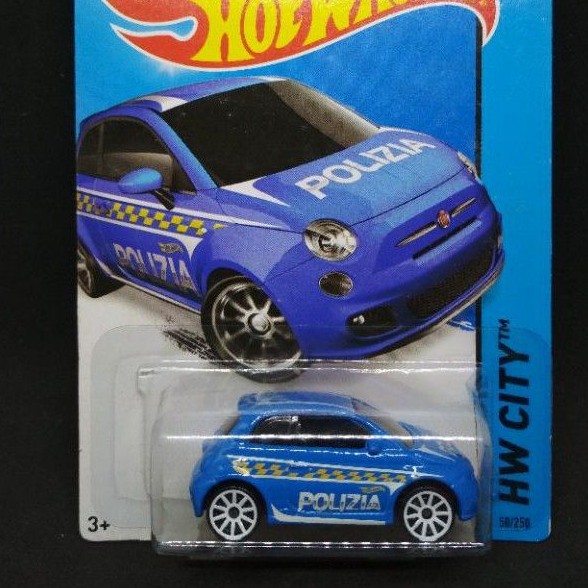 HOTWHEELS FIAT 500D POLICE