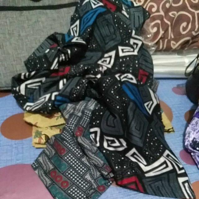 Nailo Batik Hrb026 Kenongo Kemeja Tosca Pendek Pekalongan Padi M L Xl Sogan Tulis Halus Kemeja Batik