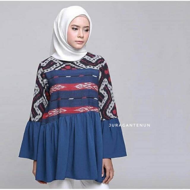 Baju Tenun Kombinasi "Neima Tunik"
