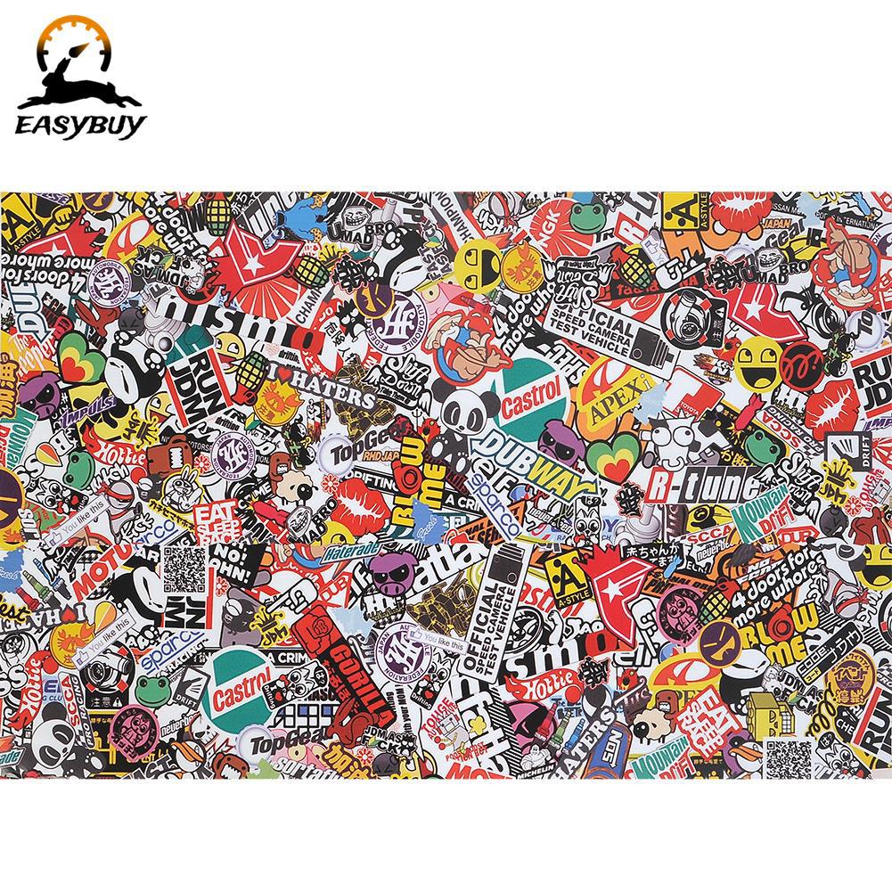  Stiker  Decal Motif Tulisan  Bomb Bahan PVC Ukuran 30x20cm 