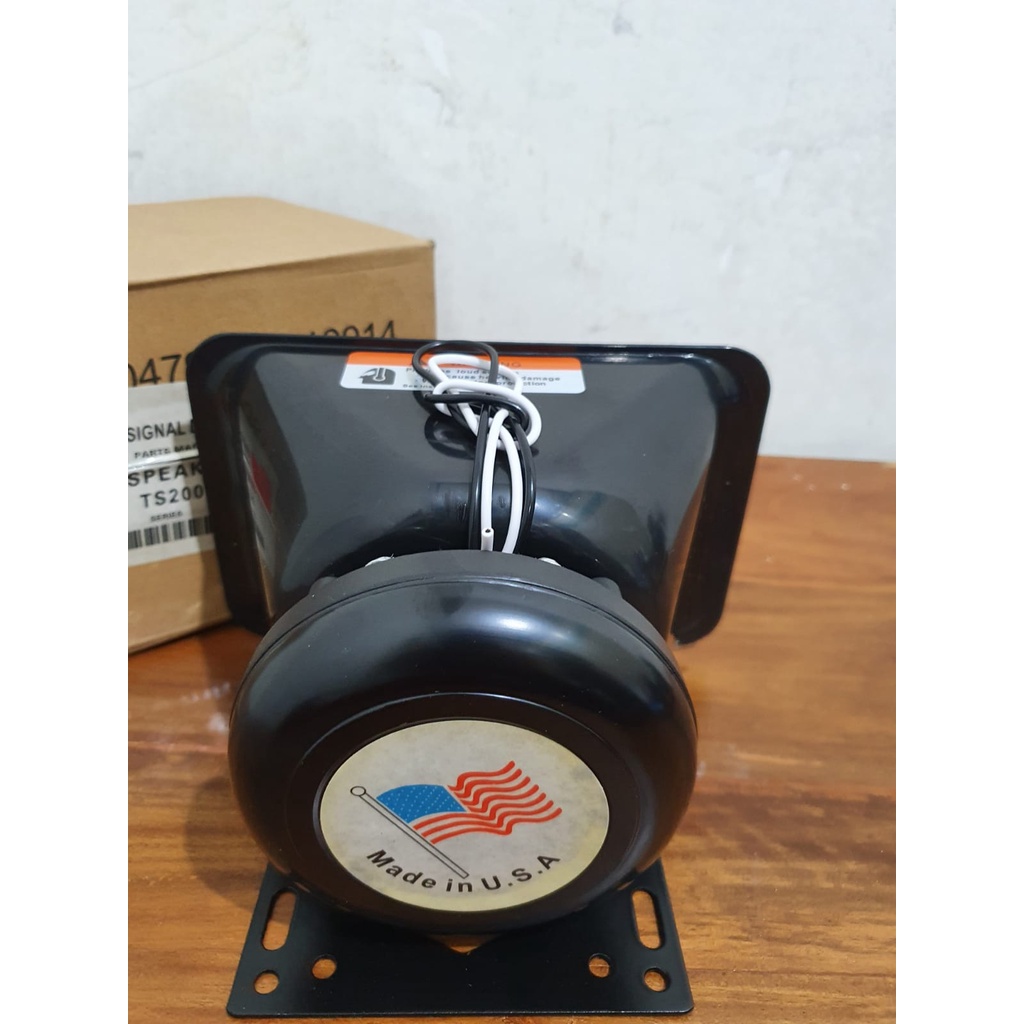 Toa Sirine Kotak  Klakson speaker Toa Polisi 200 watt magnet besar SERINE Horn 200 100 w wat Federal signal spull 66 mm untuk SENKEN LANDUN WHELEN Patwal murni untuk Ambulance Paspamres Rescue