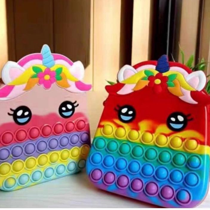 *PROMO* TAS POP IT | TAS POP IT MURAH | TAS POP IT SELEMPANG | TAS POP IT UNICORN | TAS POP IT ANAK 