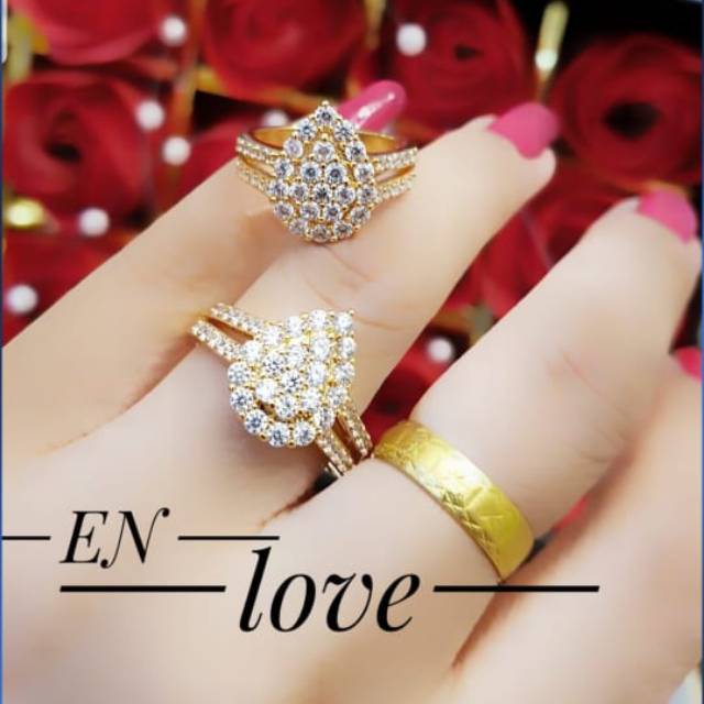 Xuping cincin lapis emas 24k 2203