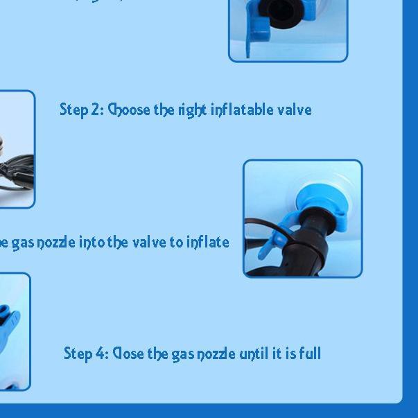 ➦ Kolam Renang Karet / Kolam Renang Anak jumbo / Kolam Anak untuk berenang warna biru kuning 150-210