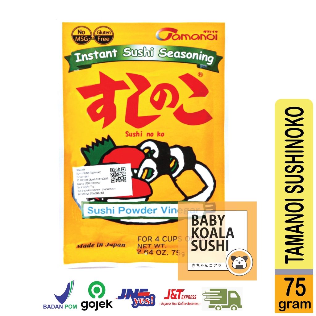 TAMANOI Sushinoko Bumbu Nasi Sushi 75 g │ Seasoning Instan Import Sushi Rice Mix Powder