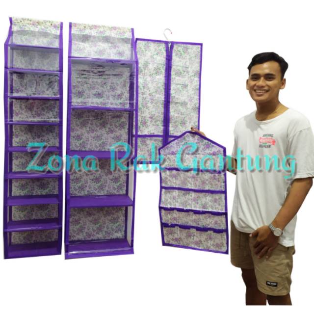 PAKET HEMAT RAK GANTUNG 4IN1 / 4 IN1 / 4IN 1 / 4 IN 1 RAK TAS RAK SEPATU RAK JILBAB RAK UNDRWEAR