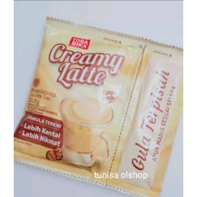 

Torabika creamy latte 1 renceng