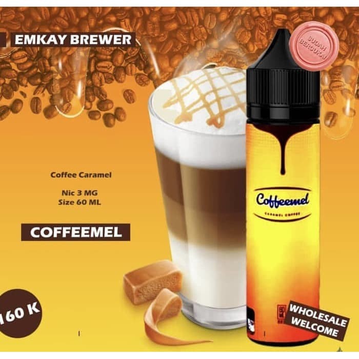 Liquid Coffeemel Caramel Coffee Coffee Mel Coffemel By Emkay