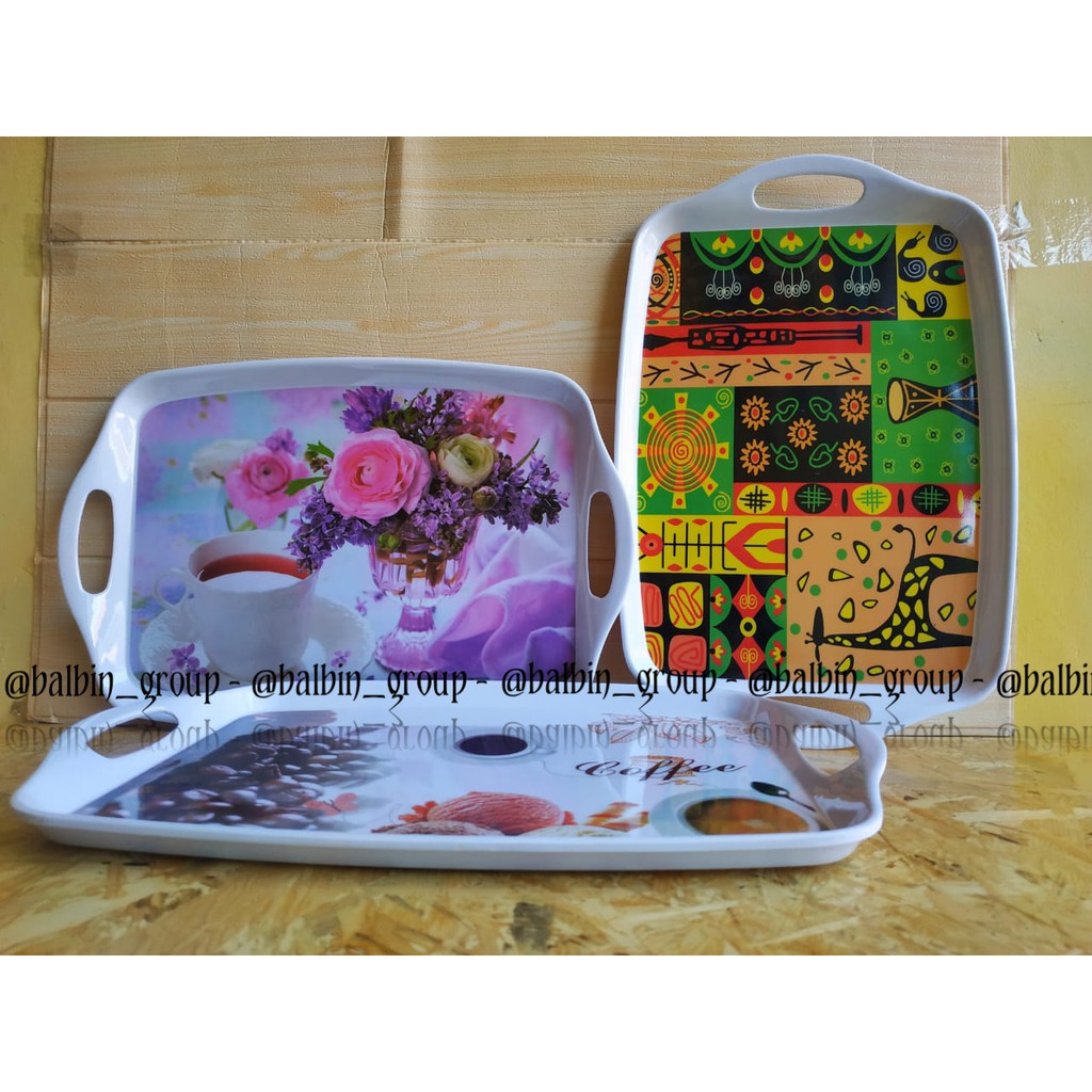 nampan mewah melamine asli