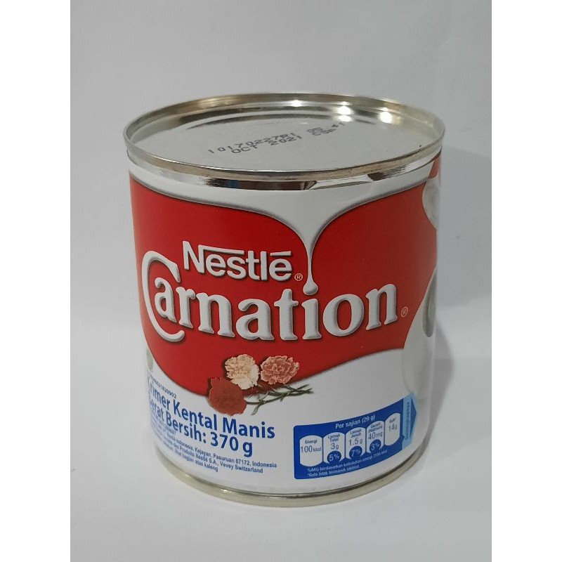 

CARNATION NESTLE 370 GR SUSU KENTAL MANIS/SKM/KRIMER KENTAL MANIS