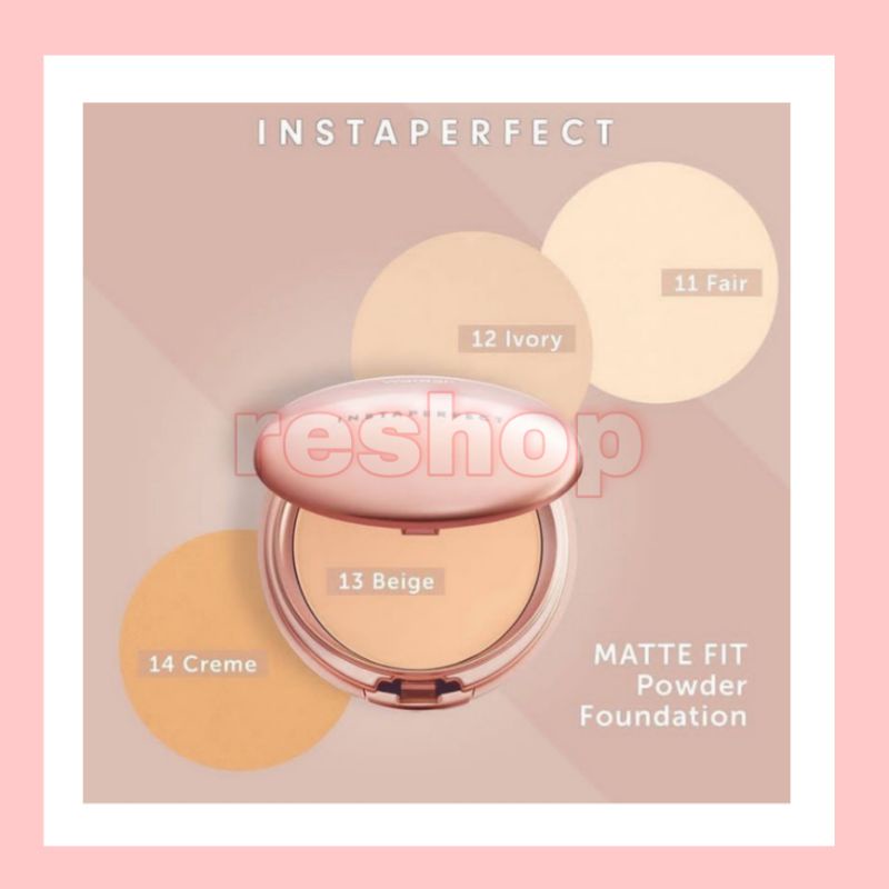 WARDAH INSTAPERFECT MATTE FIT POWDER FOUNDATION (REFIL)