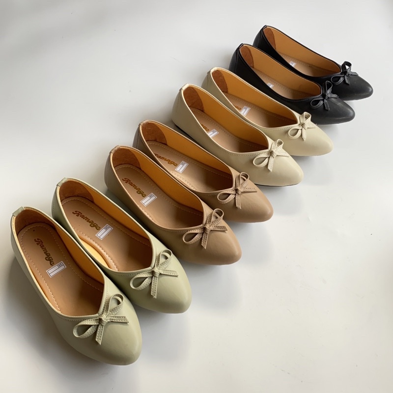 DN24 - Sepatu Wanita Flat Shoes Non Slip Karet