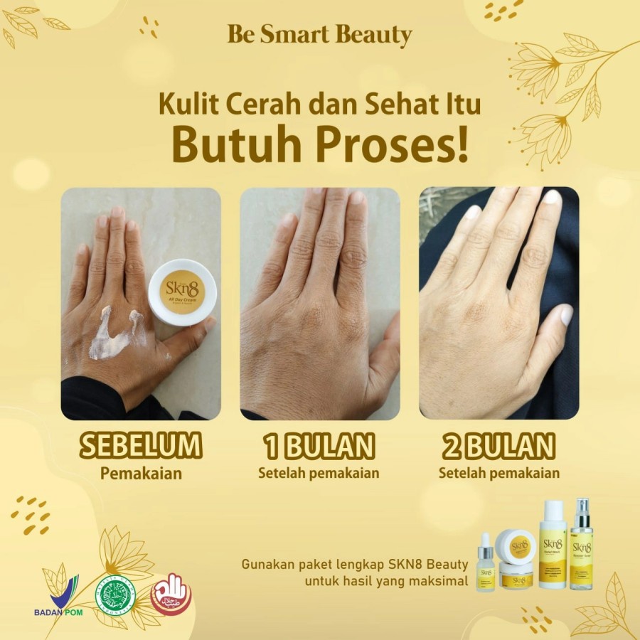 SKN8 Beauty All Day Cream - Skin Care BPOM