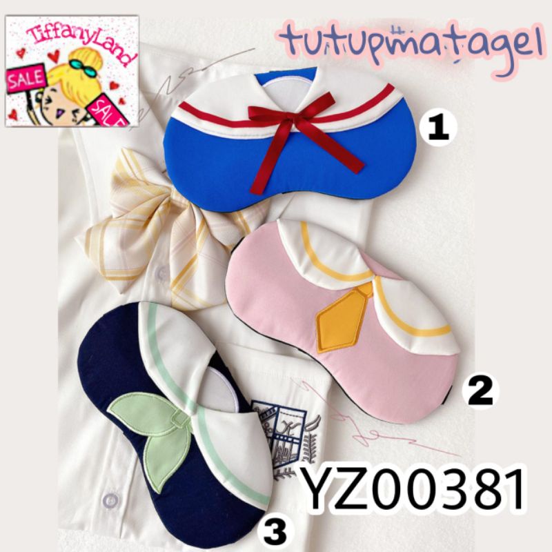 penutup mata tidur gel sleep mask eye yz0381