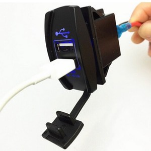 ADAPTOR Charger Motor 12v-24v dual USB 2 Port output DC 5v 3.1a HP dll