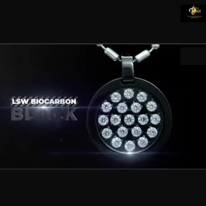 Kalung kesehatan MCI LSW Biocarbon Black V2 Kalung Kesehatan Original