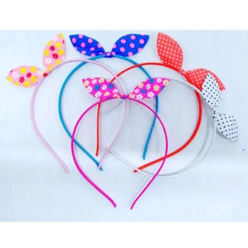 Bando Pita Korea Kelinci Chibi 6pc grosir