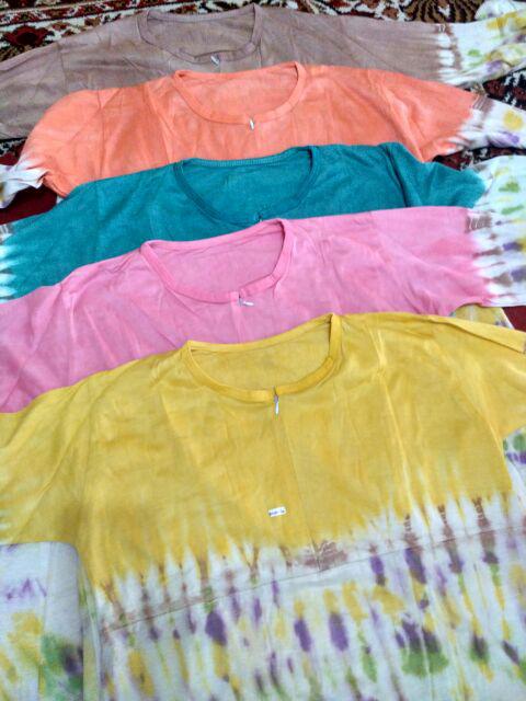 Gamis Kaos Pelangi Gitsya Ori Ziray Batik Jumbo Premium