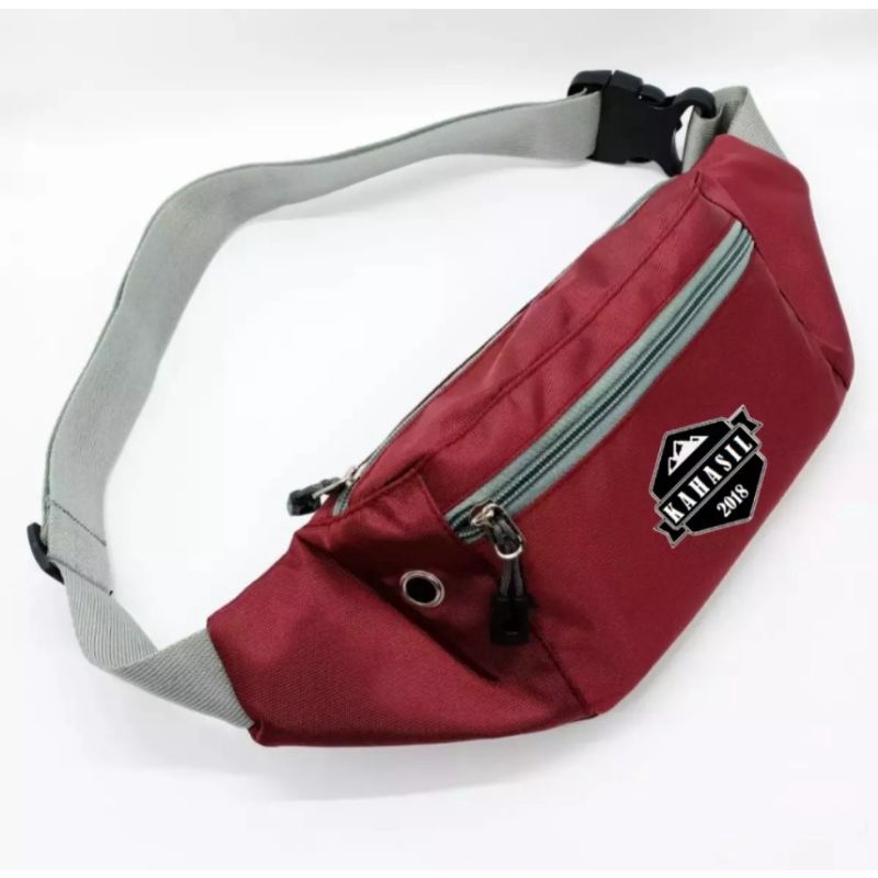 tas waistbag pria tas pinggang pria wanita tas selempang trendytas pinggang oval premium