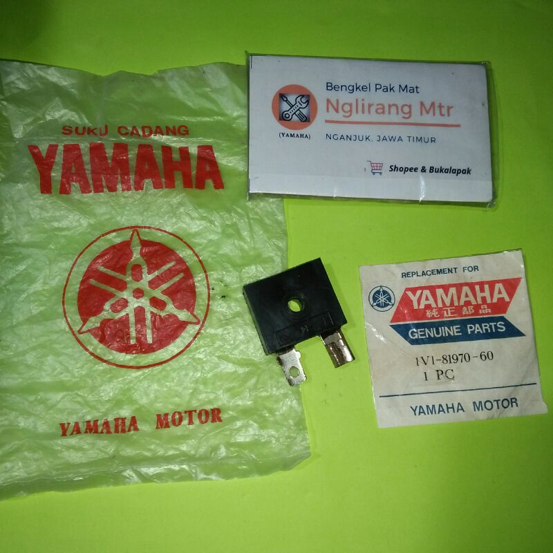 kiprok regulator rectifier baru 6 volt Yamaha RX 100, RXS, RS 100 kode part 1V1 81970 60
