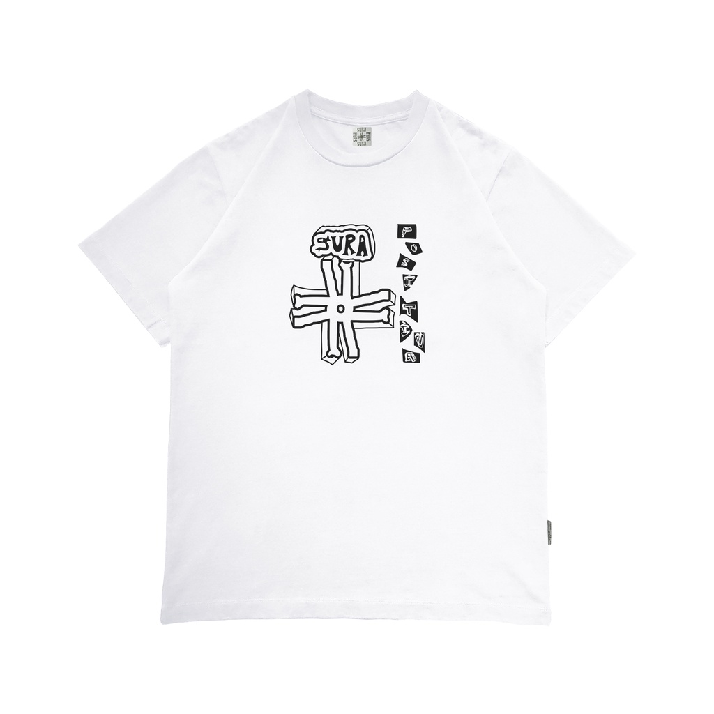 Sura Positiva - Tshirt Heavyweight Cotton (Rerose) White