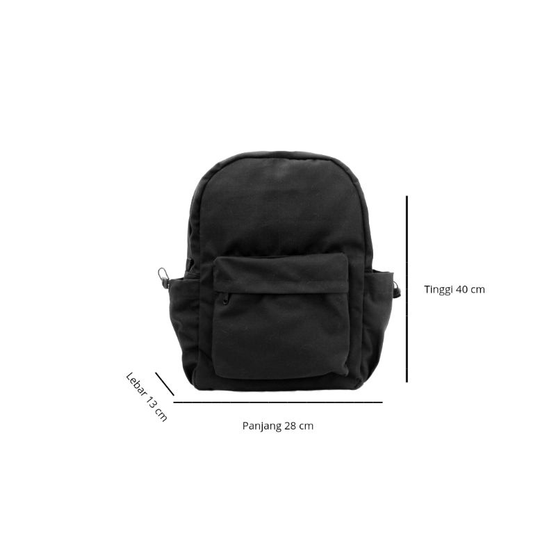 Celah Langit Hooriya Canvas l Tas Ransel Kanvas