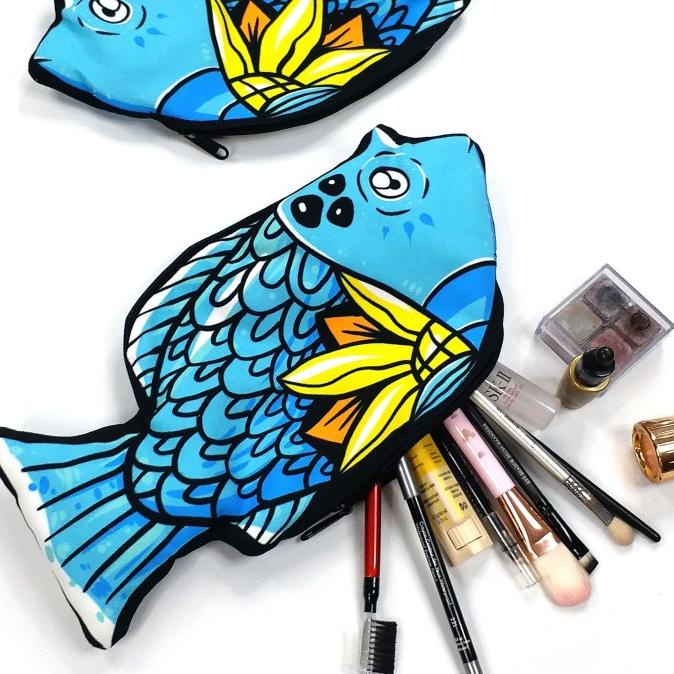 

Pouch Kosmetik Bentuk Ikan kreasi Indonesia bisa jadi tempat pensil MURAH