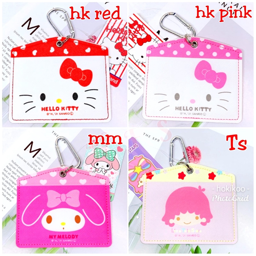 

Name tag holder semi kulit gantungan kait karakter lucu hk melody