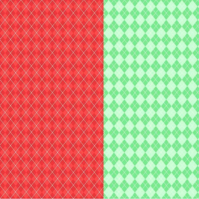Kertas Scrapbook - Argyle Design