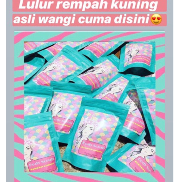LULUR REMPAH KUNING | LULUR REMPAH KALIMANTAN | BODY SCRUB REMPAH
