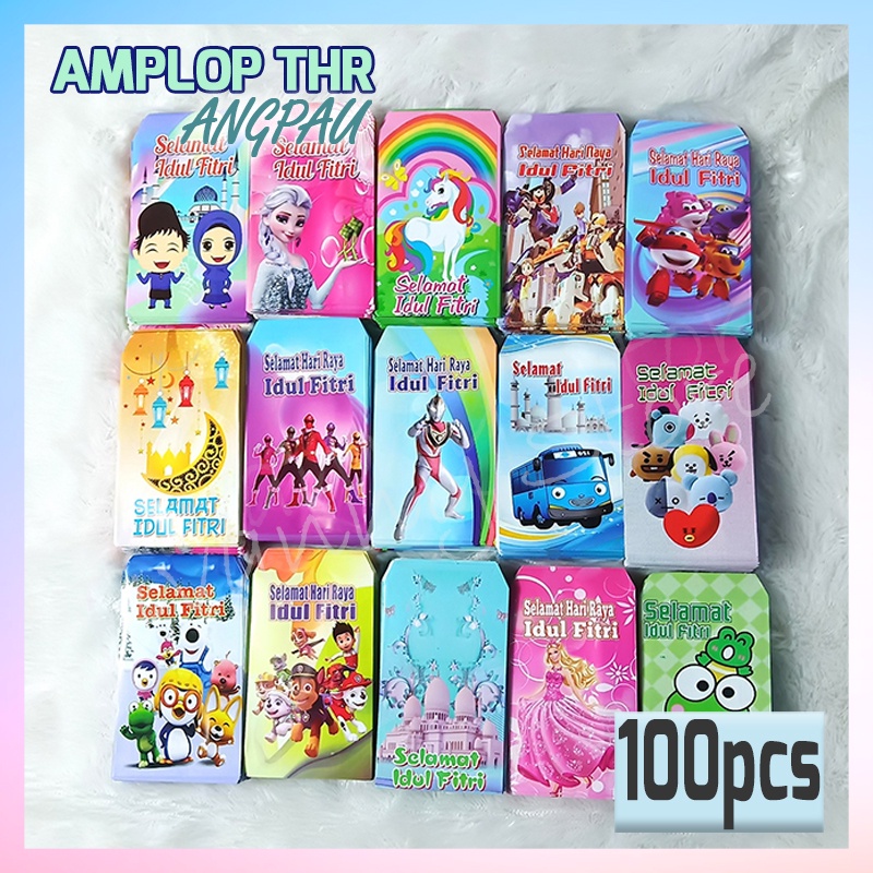 

AMPLOP LEBARAN AMPLOP THR ANGPAU MOTIF MIX KARAKTER