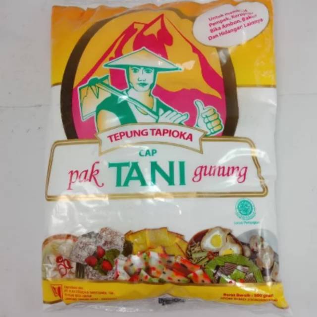

TEPUNG TAPIOKA CAP TANI GUNUNG 500 GR